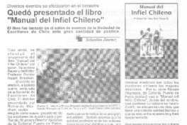 Quedó presentado el libro "Manual del infiel chileno"