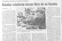 Abuelas voladoras lanzan libro de su hazaña.