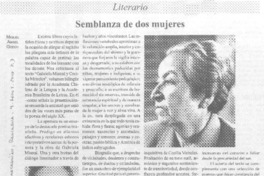 Semblanza de dos mujeres