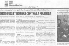 Alberto Fuguet dispara contra la piratería.