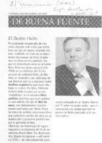 El Ilustre Hahn