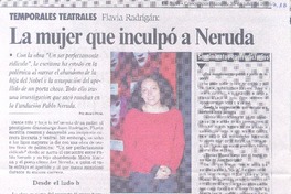 La Mujer que inculpó a Neruda. (entrevistas)