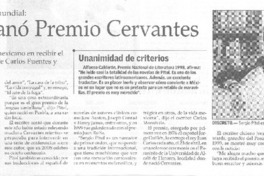 Pitol ganó Premio Cervantes