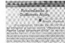 Recordando a Guillermo Atías