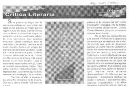 La obra poética de Camila Gómez Reimers