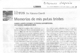 Memorias de mis putas tristes