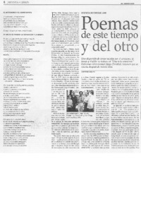 Poemas de este tiempo y del otro