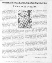 Evocaciones y cuentos.
