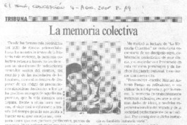 La Memoria colectiva.