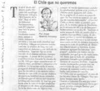 El Chile que no queremos.