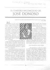 El Sendero inconcluso de José Donoso.
