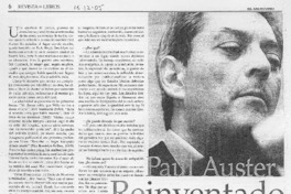 Paul Auster reinventado [entervista]
