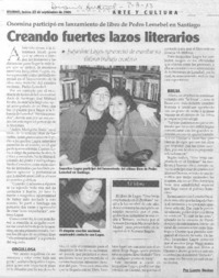 Creando fuertes lazos literarios.