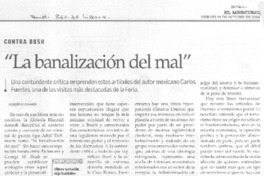 La banalización del mal