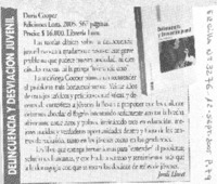 Delincuencia y desviación juvenil.