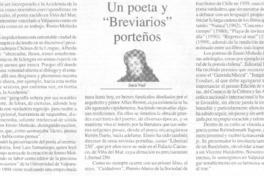 Un poeta y "breviarios" porteños