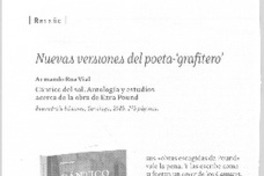 Nuevas versiones del poeta "grafitero"