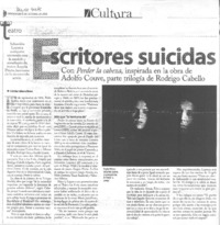 Escritores suicidas.