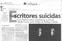 Escritores suicidas.