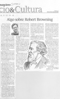 Algo sobre Robert Browning