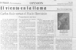 Carlos Ruiz versus el Rucio Herminio.