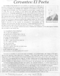 Cervantes : el poeta