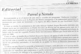 Parral y Neruda
