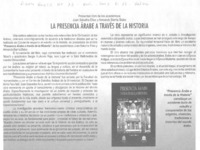 La Presencia árabe a través de la historia.