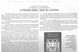 La Presencia árabe a través de la historia.