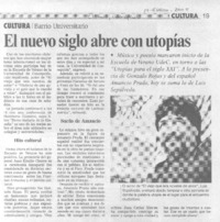 El Nuevo siglo abre con utopías.