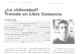 ¿La Chilenidad? Tratada en libre comercio.