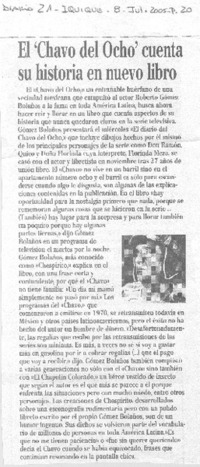 El "Chavo del ocho" cuenta su historia en nuevo libro.