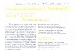 David Valjalo, descansa en paz.