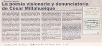 César Millahueique Bastias, poeta : los mapuche somos sobrevivientes al filo de la navaja"