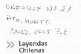 Leyendas chilenas.