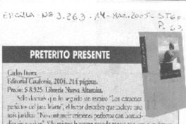 Préterito presente.