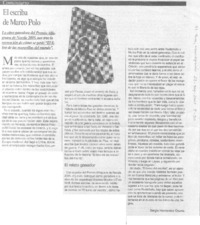 El Escriba de Marco Polo.