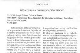 Guía para la comunicación eficaz.