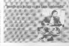 "Incentivar la lectura es una tarea fudamental"