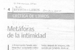 Metáforas de la intimidad