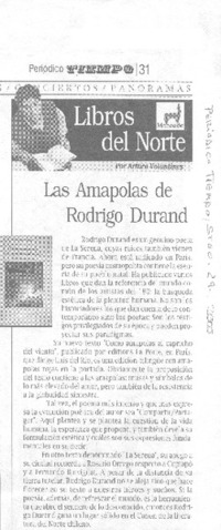 Las amapolas de Rodrigo Durand