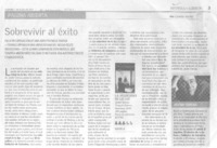 Sobrevivir al éxito