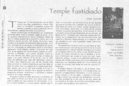 Temple fastidiado