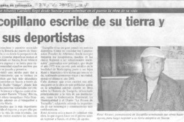 Tocopillano escribe de su tierra y de sus deportistas