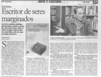 Escritor de seres marginados [entrevista]