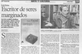 Escritor de seres marginados [entrevista]