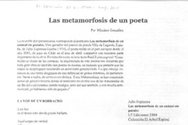 Las metamorfosis de un poeta