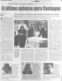 El último aplauso para Castagno