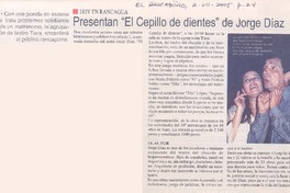 Hoy en Rancagua presentan "El cepillo de dientes" de Jorge Díaz