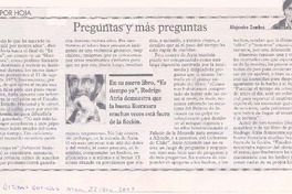 Preguntas y más preguntas